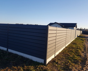 Skardinė tvora rombas,vartai,stulpų betonavimas / Tvoros sprendimai / Darbų pavyzdys ID 4379757