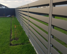 Skardinė tvora rombas,vartai,stulpų betonavimas / Tvoros sprendimai / Darbų pavyzdys ID 4379779