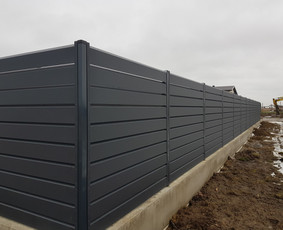 Skardinė tvora rombas,vartai,stulpų betonavimas / Tvoros sprendimai / Darbų pavyzdys ID 4379815