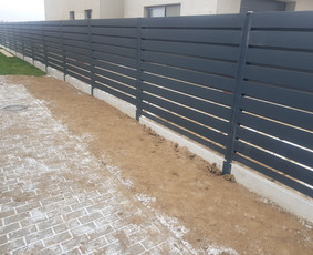 Skardinė tvora rombas,vartai,stulpų betonavimas / Tvoros sprendimai / Darbų pavyzdys ID 4379839