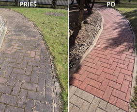 Srautinis valymas - Auk&scaron;to slėgio plovimo bei dažymo paslaugos. - 2