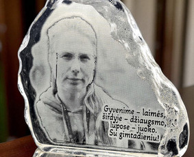 Išskirtinės graviruotos dovanos (taurės, grafinais, rinkinia / Vaclovas Bruzgis / Darbų pavyzdys ID 4380775