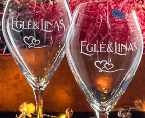 Graviravimas ant stiklo - Graviravimas ant stiklo, taurių ir dovanų - 2