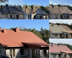 Statybos darbai - &Scaron;laitiniai stogai, ventiliuojami fasadai, skardinimo darbai. - 1