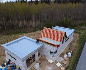 Statybos darbai - Plok&scaron;čių Stogų Dengimas Pvc, Epdm ir bitumine Danga - 2