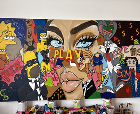 Piešimas/tapymas ant sienų, murals, piešimas ant stiklo / Samanta Lukauskaitė / Darbų pavyzdys ID 4381857