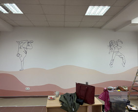 Piešimas/tapymas ant sienų, murals, piešimas ant stiklo / Samanta Lukauskaitė / Darbų pavyzdys ID 4381861
