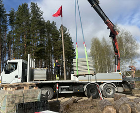 Krovinių pervežimas - Fiskaro, krano nuoma! - 1