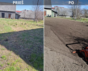 Statybos, apdaila - Žemės frezavimas / Žolės pjovimas kiti Gerbuvio darbai - 1