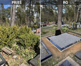 Tradiciniai amatai - Angelų vizija - kapų tvarkymas - 2