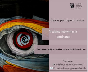 Meno terapija - Psichologinis konsultavimas taikant meno terapijos metodą - 1