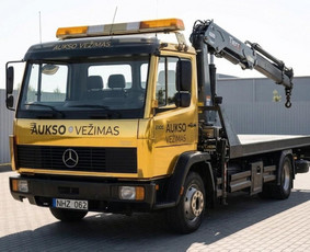 Transportas - Evakuatorius su Kranu ir Nuleidžiama Platforma - 1