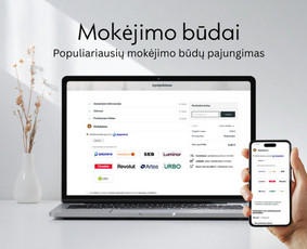 Mokėjimo sistemų pajungimas - Interneto svetainių ir el.parduotuvių kūrimas, dizainas - 1