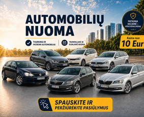 Nuomos paslaugos - Pigi automobilių nuoma - 1
