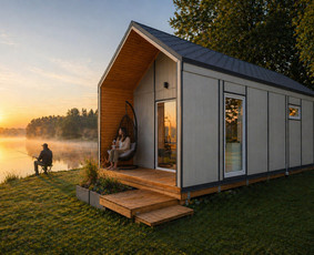 Statybos darbai - Naujo tipo Sip modulinis namelis poilsiui - 3