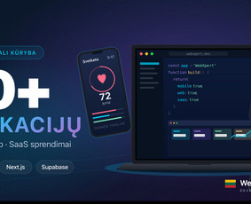 Mobiliųjų aplikacijų kūrimas - Mobiliosios Aplikacijos Android, iOS ir Web + Ai funkcijos - 1