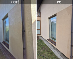 Stogų ir lietvamzdžių valymas - Auk&scaron;to slėgio plovimo bei dažymo paslaugos. - 2