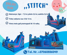 Batutų nuoma - Pripučiamų batutų nuoma Vilniuje - 1