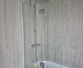 Stiklų, veidrodžių gamyba, keitimas - Esteti&scaron;kos stiklo pertvaros, du&scaron;o kabinos ir veidrodžiai - 4