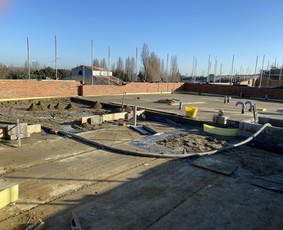 Statybos darbai - Grindų betonavimas - 2