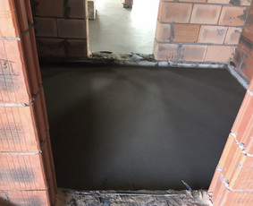 Statybos darbai - Grindų betonavimas - 1