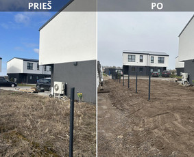 Statybos darbai - Visi žemės Kasimo darbai mini ekskavatoriumi. - 1