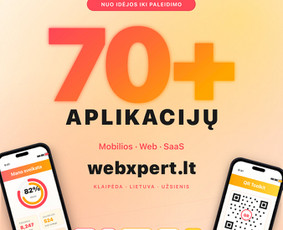 Internetas, IT - Mobiliosios Aplikacijos Android, iOS ir Web + Ai funkcijos - 1