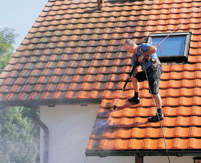 Stogo dažymas - Stogų, fasadų, trinkelių - plovimas, dažymas. - 2