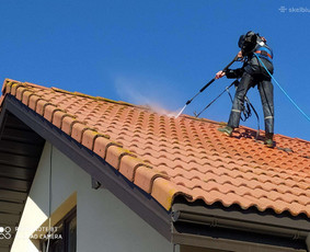 Auk&scaron;talipiai - Stogų, fasadų, trinkelių - plovimas, dažymas. - 4