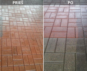 Auk&scaron;talipiai - Stogų, fasadų, trinkelių - plovimas, dažymas. - 2