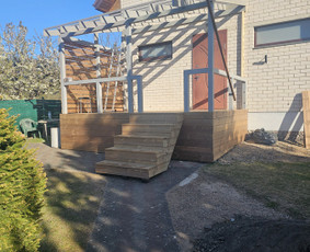 Karkasinai namai, terasos, stoginės ir kiti darbai. / Algirdas / Darbų pavyzdys ID 4386726