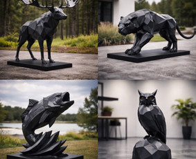 Individualios metalo ir stiklo skulptūros / GF Luxury Metal / Darbų pavyzdys ID 4387374