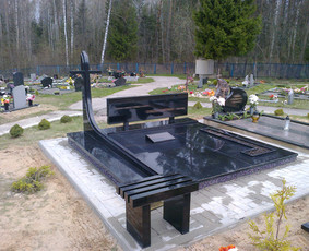Paminklai kapams, antkapiai, granito plokštės / Žybartuva, UAB / Darbų pavyzdys ID 4387438