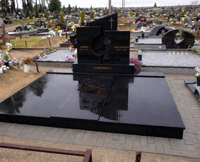 Paminklai kapams, antkapiai, granito plokštės / Žybartuva, UAB / Darbų pavyzdys ID 4387446