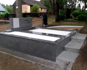 Paminklai kapams, antkapiai, granito plokštės / Žybartuva, UAB / Darbų pavyzdys ID 4387458