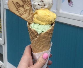 Maitinimas, maistas &scaron;ventėms - I&scaron;skirtinio dizaino ledų vagonėlis - 3