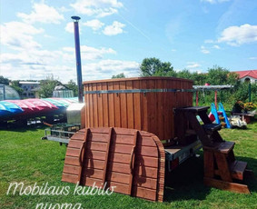 Užjūrio stovyklavietė, baidarės, kubilas / Vaidotas Vladička / Darbų pavyzdys ID 2212394