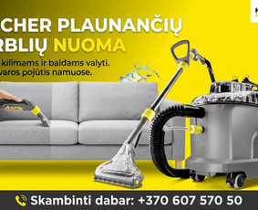 Įvairios technikos nuoma - Naujausių Karcher plaunančių plaunamų siurblių nuoma - 4