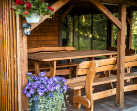 Užjūrio stovyklavietė, baidarės, kubilas / Vaidotas Vladička / Darbų pavyzdys ID 4387870