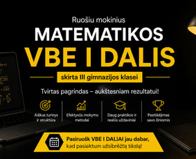 Mokymai, kursai, kalbos - Matematikos Korepetitorius [6-12 klasėms ir studentams] - 4