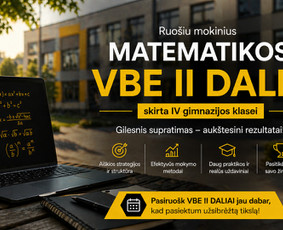 Mokymai, kursai, kalbos - Matematikos Korepetitorius [6-12 klasėms ir studentams] - 3
