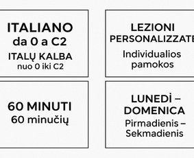 Italų kalbos mokytojai - Italų kalbos, kultūros, gastronomijos pamokos - 3