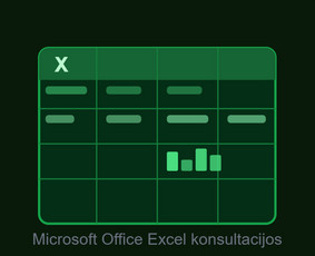 Darbo su &bdquo;Microsoft Office Excel&ldquo; programa konsultacijos - IT paslaugos visoje Lietuvoje - 2