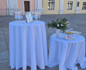 Įvairios paslaugos vestuvėms - &Scaron;ampano staliukas - 2