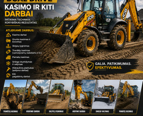 Ekskavatoriaus nuoma - Eskavatorinio krautuvo Nuoma (Račiokas) - 4