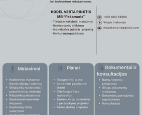 Kadastrinių bylų rengimas - Geodezijos ir žemėtvarkos paslaugos  Riboženklių atstatymas - 1