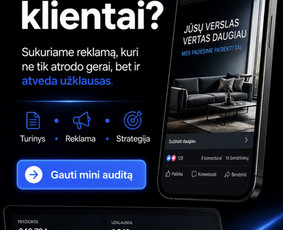 Pardavimų skatinimo strategijos rengimas - Socialinių tinklų reklama ir turinys verslui &Scaron;iauliai ir Lie - 1