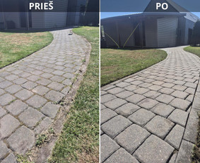 Statybos, apdaila - Auk&scaron;to slėgio plovimo bei dažymo paslaugos. - 2