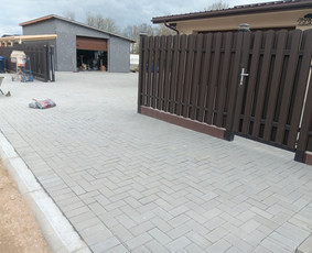 Trinkelių klojimas - Trinkeliu klojimas Marijampoles -Kauno apskritys - 3