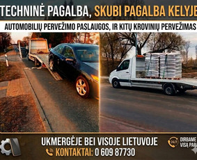 Techninė pagalba kelyje - Traliukas Ukmergėje.+ mobilus ratu servizas pagalba kelyje. - 4